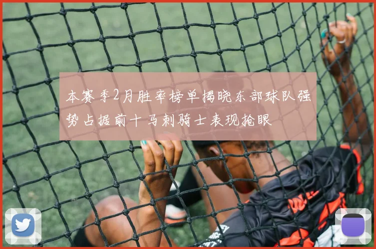 本赛季2月胜率榜单揭晓东部球队强势占据前十马刺骑士表现抢眼